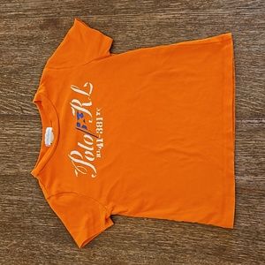 Ralph Lauren Orange Cotton Short Sleeve Tee, Size 24 Months